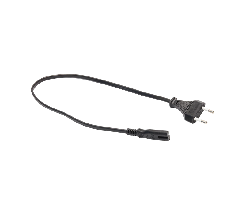 JT007/FY001+ST2/FY-ST2 2.5A 250V Europae Standard Duo-pin Plug With IEC C7 Connector