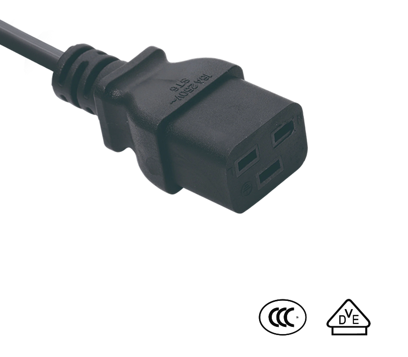 ST6 IEC Connector Male Socket C19 Obsequium Sinica et Germanica signa