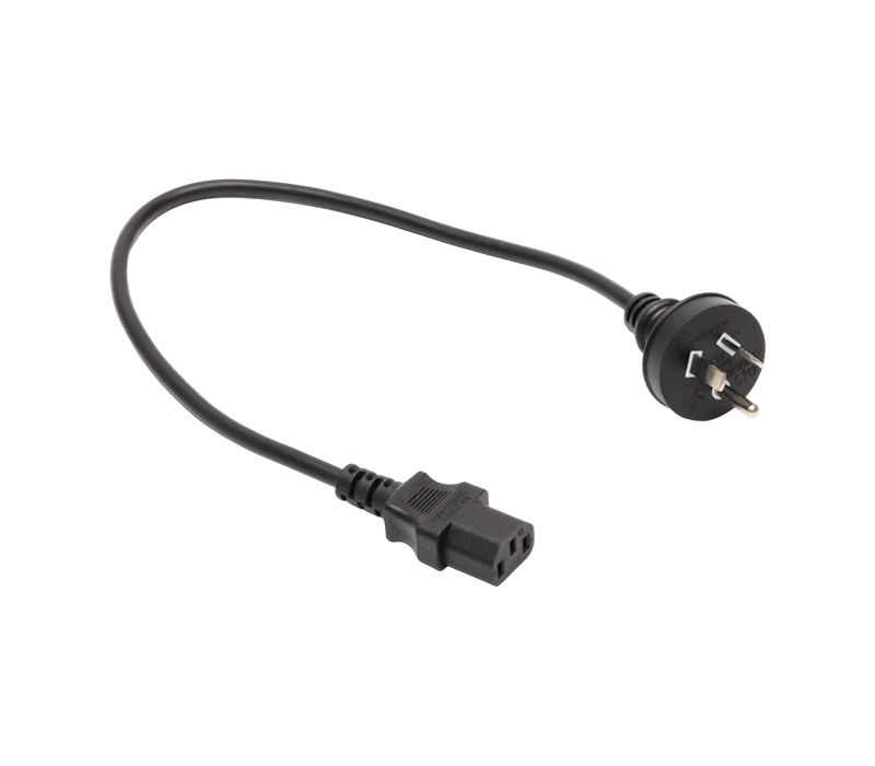 A3-10B+JT-ST3 10A 250V Australian Three-pin Round plug cum IEC C13 Connector