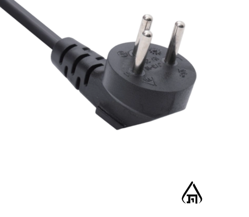 JY3-16 16A 250V Tres Pin Israel 90-Degree Cubitus Plug