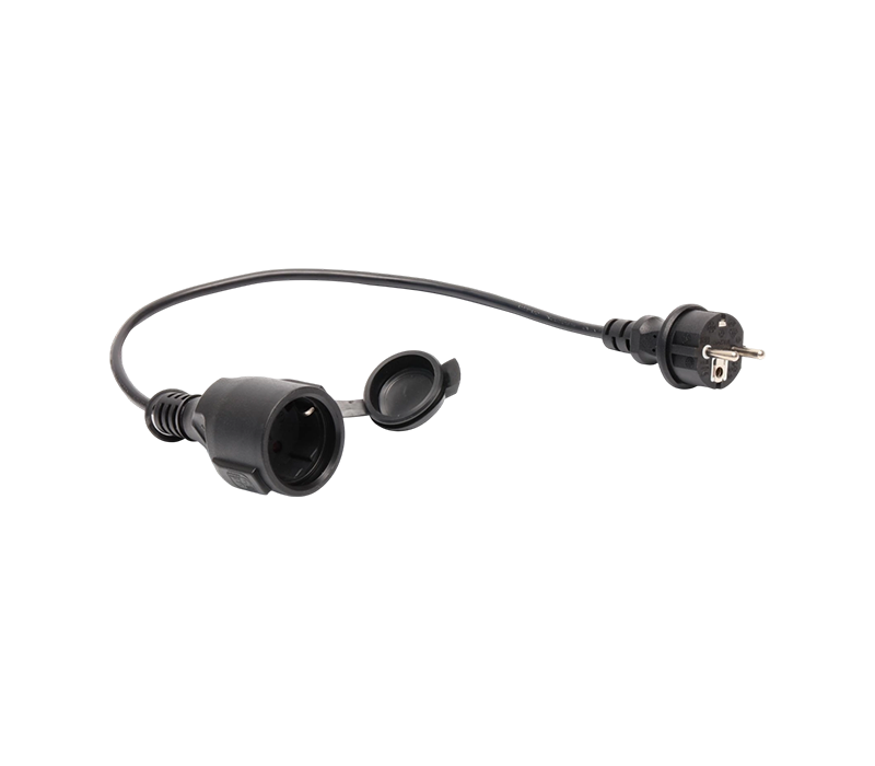 JT003-F/FY003-F+GZF3-16 16A 250V Europae Standard Three-pin Waterproof Extension Funis
