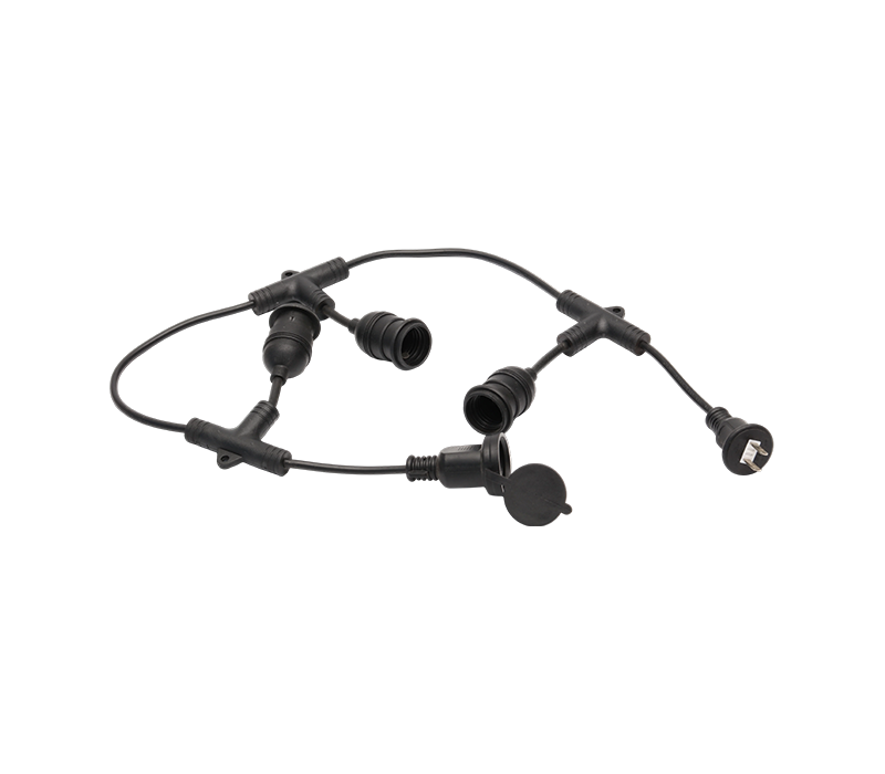 JD-2B-24 E26/E27 Base DUXERIT Outdoor String Lumina cum Iaponica IMPERVIUS Plug et Socket